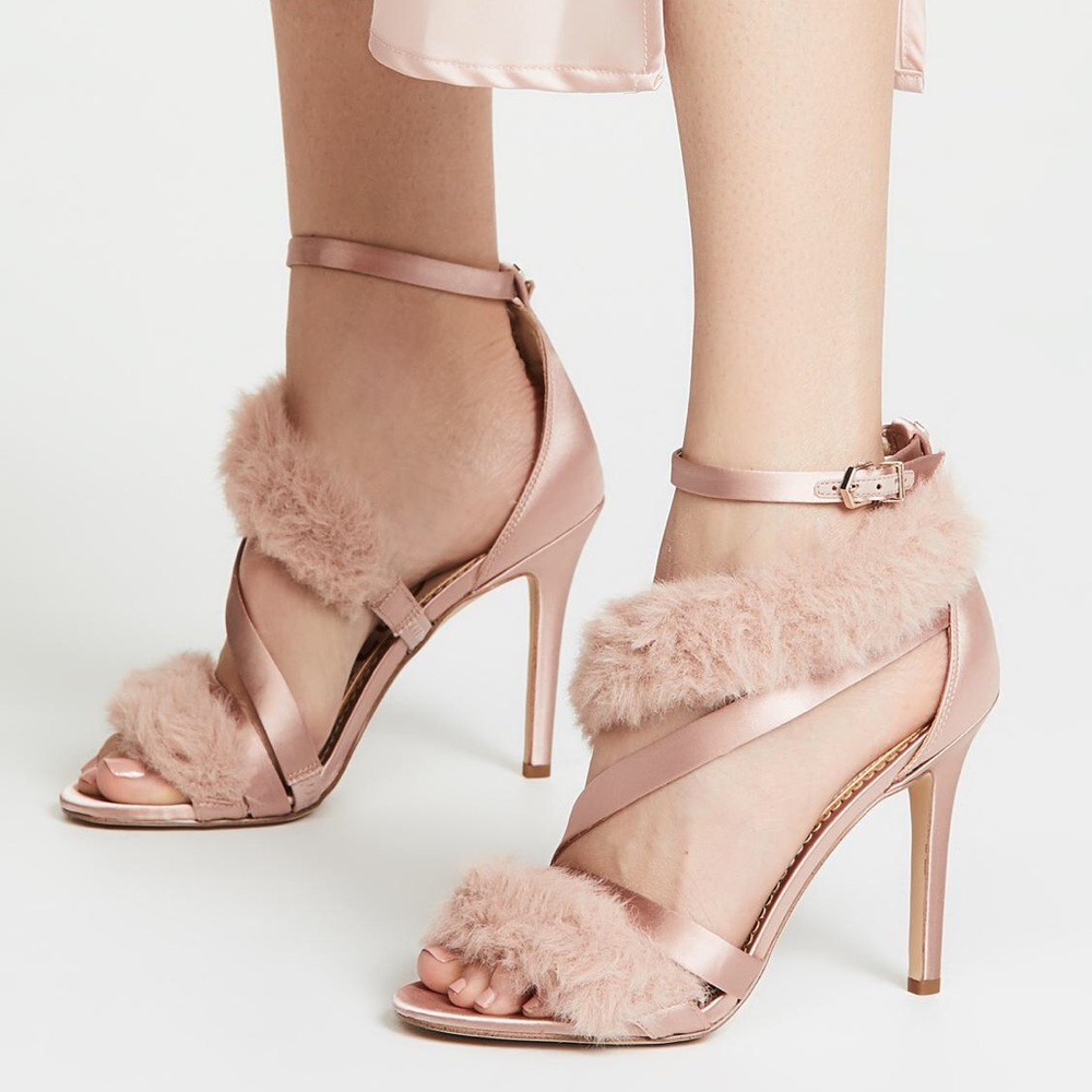Sam Edelman fur heels